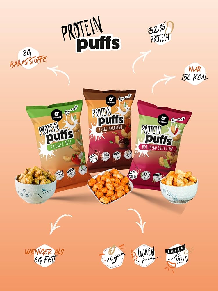 gofitness sour cream protein puffs