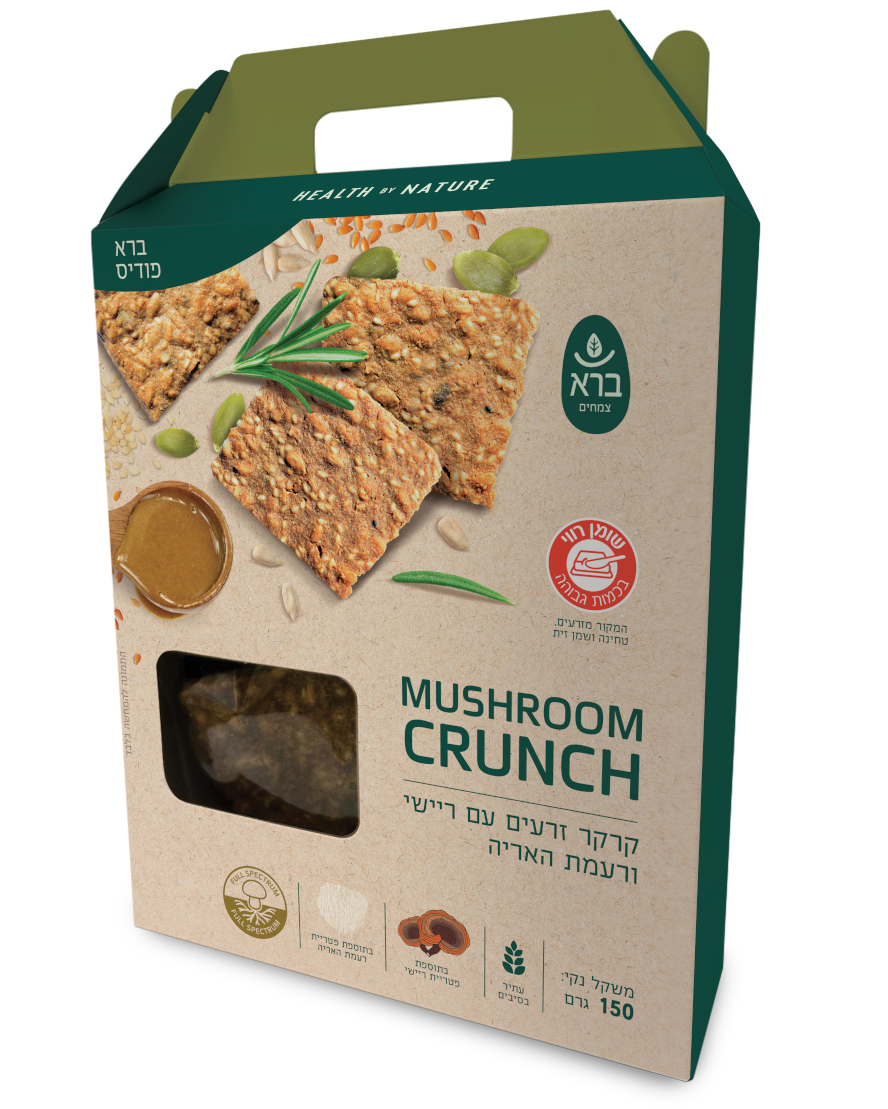 Hadmia Mushroom Crunch Cracker Reishi Lion Mane