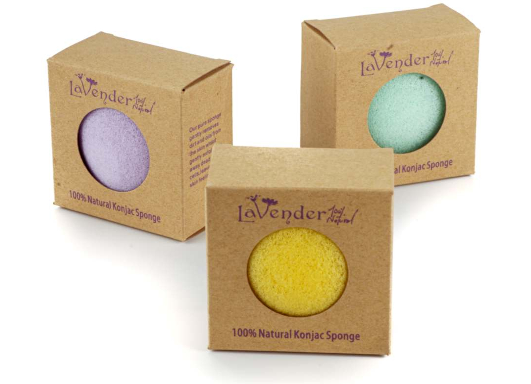 konjac sponges box