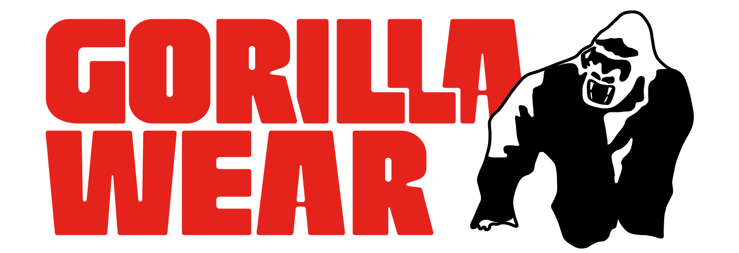 logo gorilla wear black