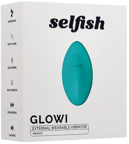 ויברטור חיצוני לביש עם שלט Selfish | GLOWI