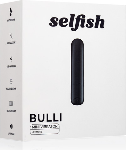 מיני ויברטור עם שלט Selfish | BULLI