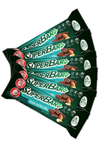6 חטיפי חלבון SUPERBAR-A | ברא צמחים - טבע בריא
