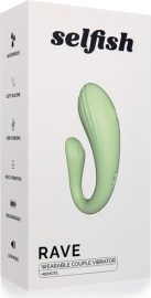 ויברטור לביש זוגי עם שלט Selfish | RAVE