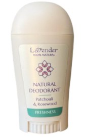 דאודורנט טבעי ללא אלומיניום – סטיק פטשולי רוזווד | LAVENDER